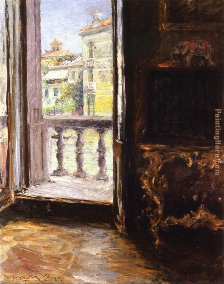 William Merritt Chase Venetian Balcony